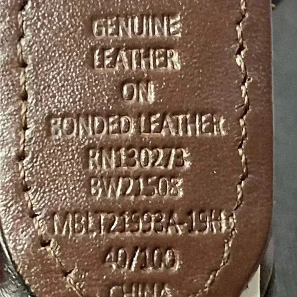 UNBRANDED MENS SIZE 40 BROWN BRAIDED LEATHER BELT GOOD CLEAN CONDITION - Picture 8 of 9